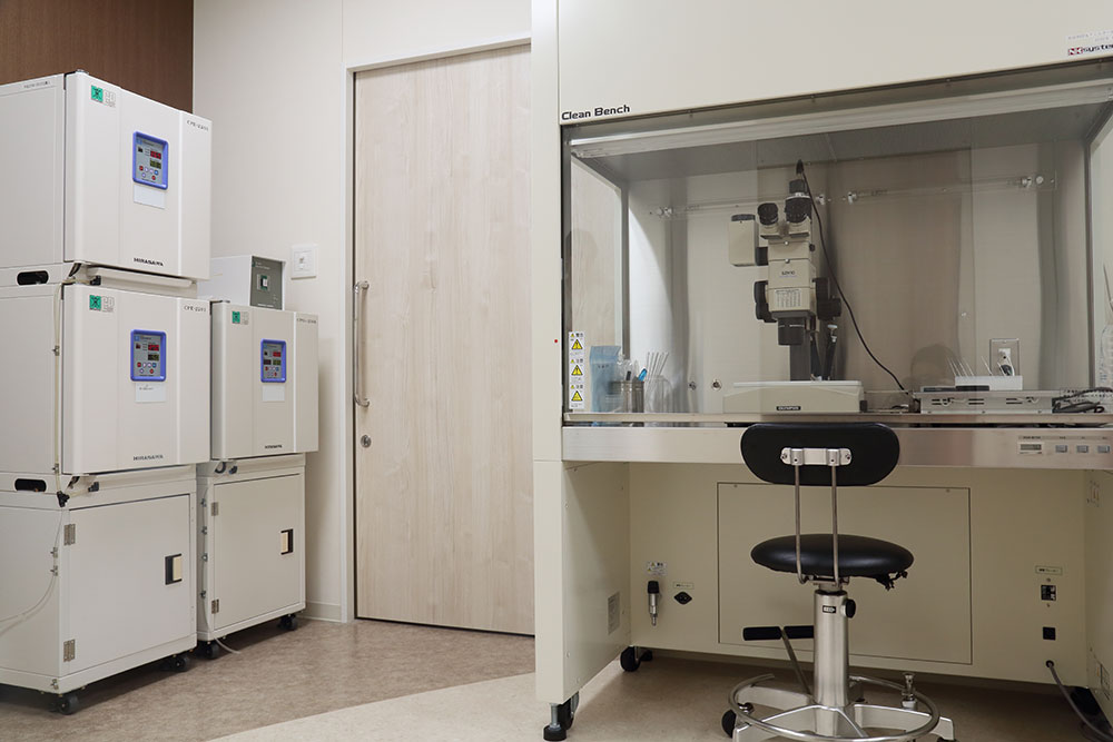 体外受精の設備室